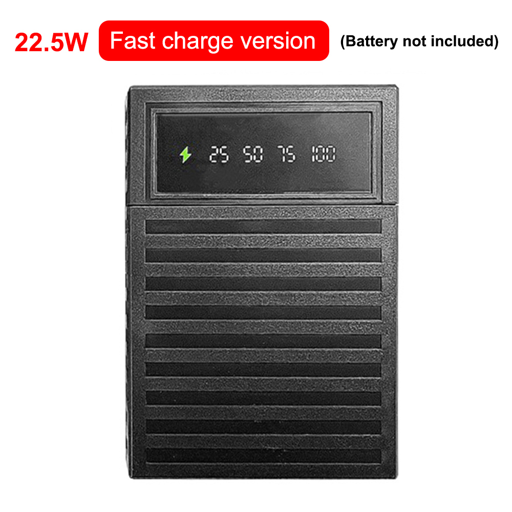 4 * 18650 Battery Holder Solderless Power Bank Cover DIY Battery Box Removable Power Supply Housing 18650 Battery Storage Box: Red