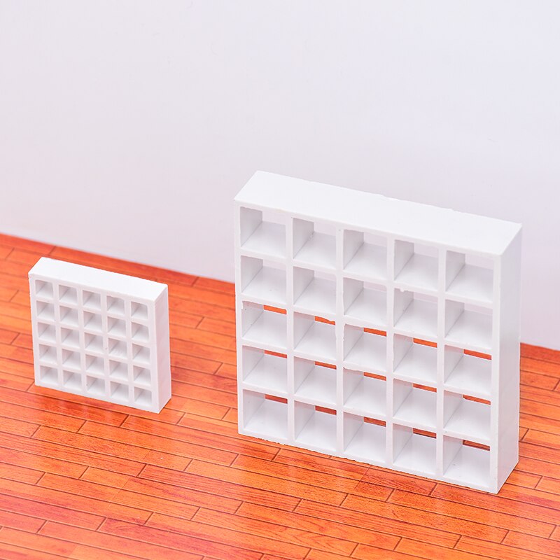 1pcs 1/25 1/30 1/50 1/75 scale Dollhouse mini Mobili In Miniatura casa di Bambola accessori In Plastica Book Shelf