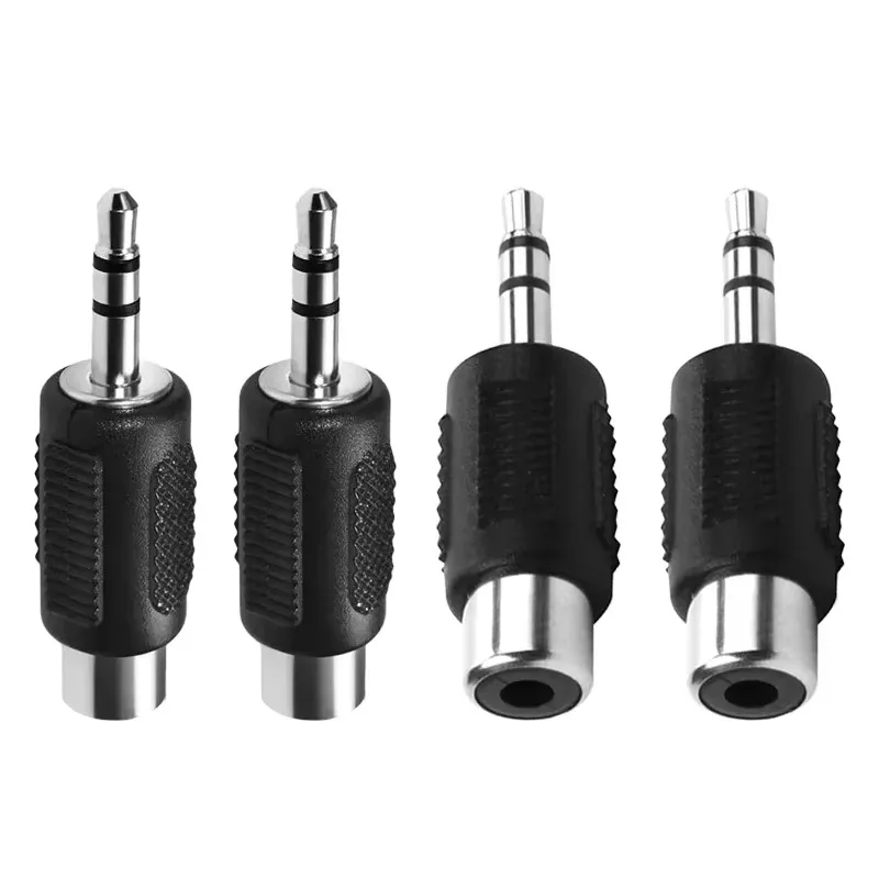 5pz 6.35mm/3.5mm Spina stereo/mono Maschio A RCA loto Femmina consonante Jack Adattatore del Connettore Cuffia Trasferimento Audio