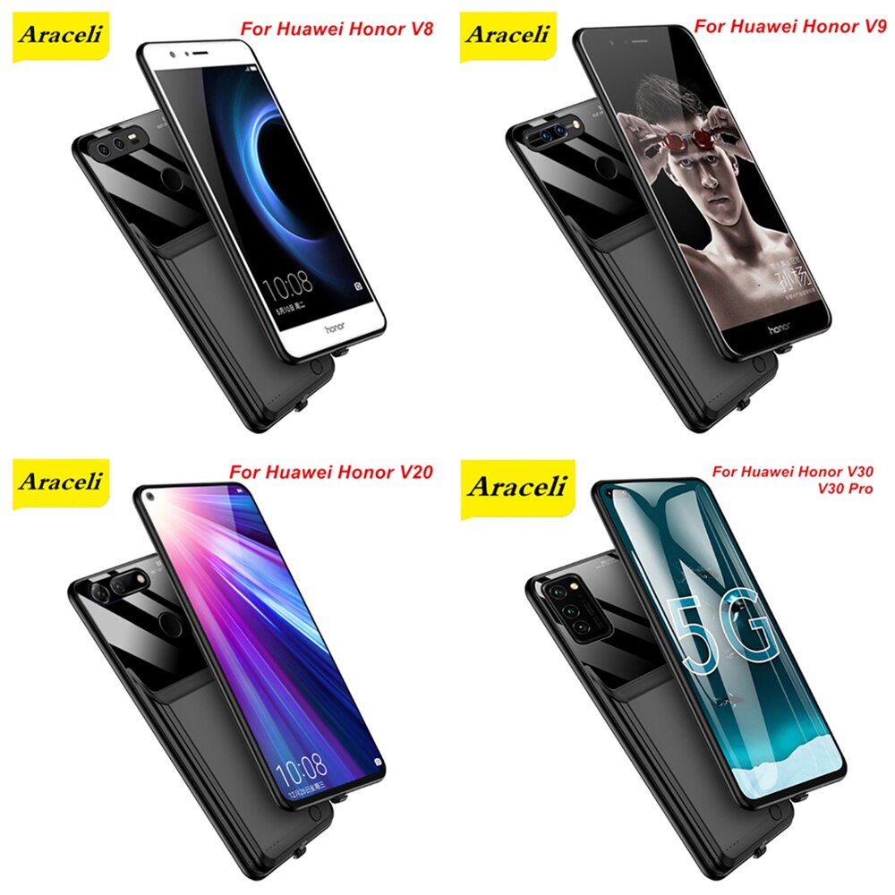 Araceli 10000 Mah For Huawei Honor 20 20S 20 Pro V8 V9 V20 V30 V30 Pro Battery case External Charger Cover Pack Power Case Bank