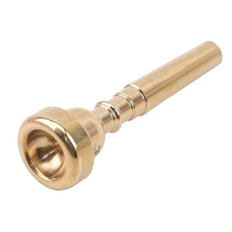 Professionele Trompet Mondstuk Meg 3C Maat Voor Bach Beginner Musical Trompet Accessoires Onderdelen Of Vinger Uitoefenaar: gold 3C