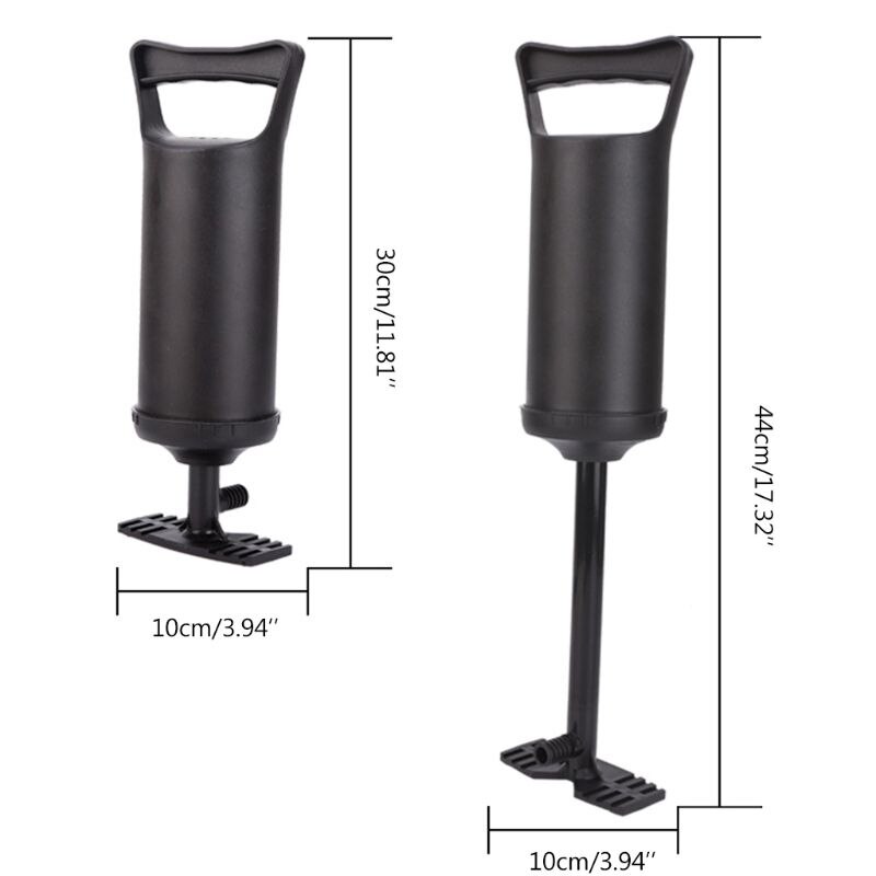 12-inch Two-way Manual Air Pump Portable Push-pull Inflator Kayak Airbed Boat Balloon Inflation Tool