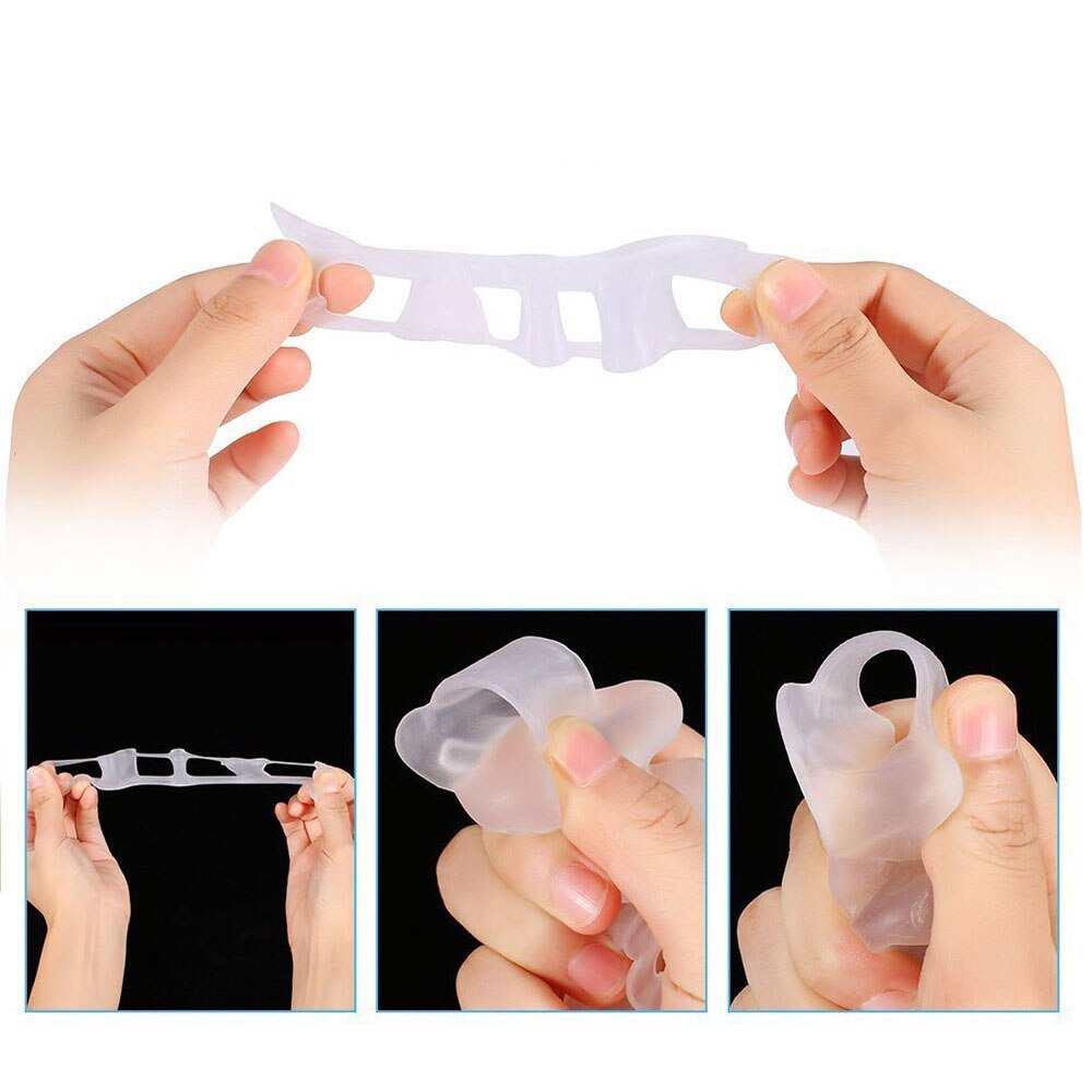 Demine-férula ortopédica Hallux Valgus para juanetes, para separador, todo el hueso grande del dedo del pie, pie ortopédico, almohadillas para insertar en el tubo del dedo del pie, cojín para zapatos
