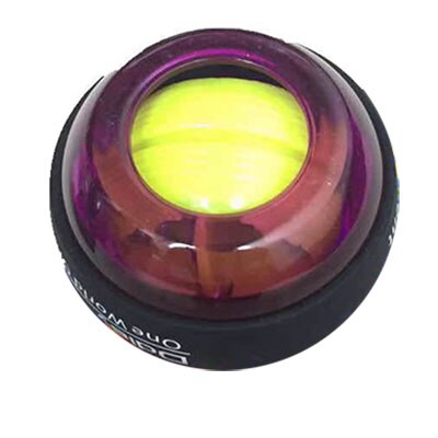 Bola para la muñeca LED Gyro, agarre de mano, fortalecedor de bola giroscópica, ejercitador de antebrazo de muñeca para brazos más fuertes, dedos de muñeca, huesos y músculos: Púrpura