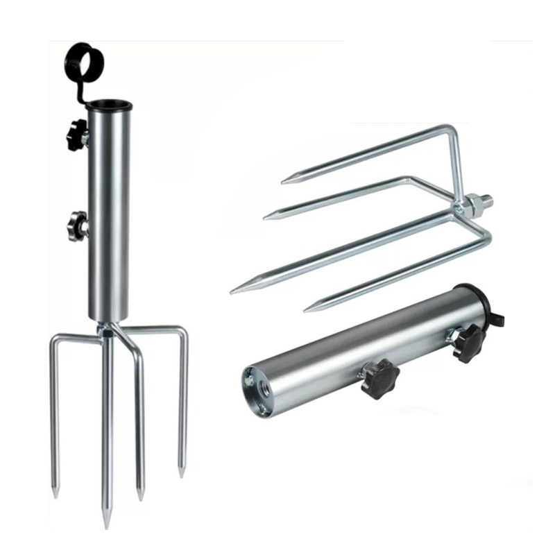 Soporte para poste de bandera de sombrilla, Base para sombrilla de playa, soporte para poste de bandera de arena, estacas de jardín, soporte para sombrilla, ancla para sombrilla de playa