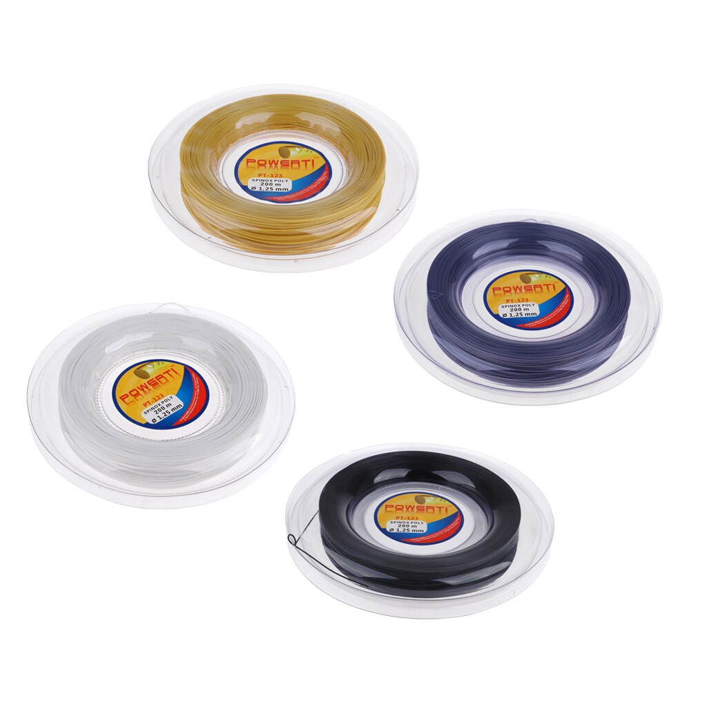 High Elastic Tennis Racket Racquet Strings 200m 1.25mm Replacement for Sports Lover