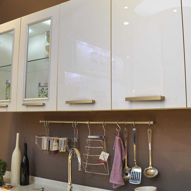 HJY kuchnia szary/czarny/złoty uchwyty Aluminiual uchwyt robić szafki drzwi robić szafy szczotkowane sprzęt meblowy moda gałka A057/176