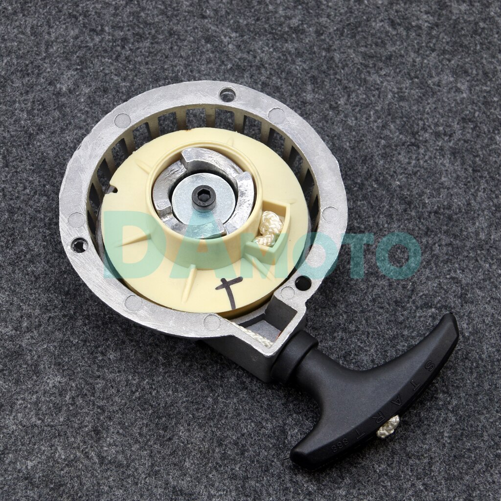 Pull Start Mini Pocket ATV Scooter for 47 49 50CC Dirt Bike recoil starter puller: Silver