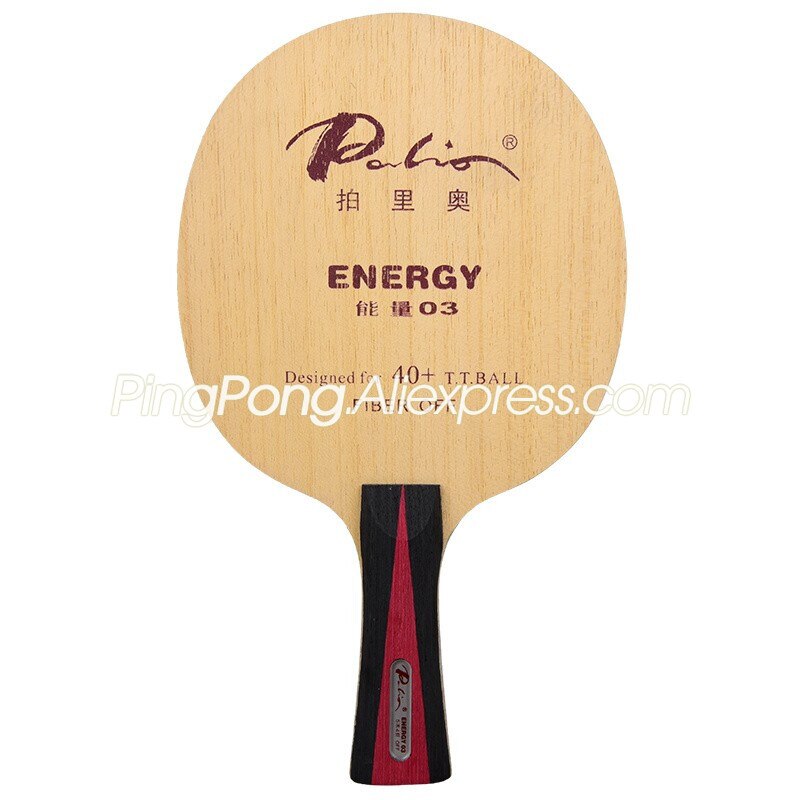 Original PALIO ENERGIE 03 Tischtennis Klinge Schläger (5 + 4 CARBON, OFF) energie-03 Ping Pong Bat Paddel