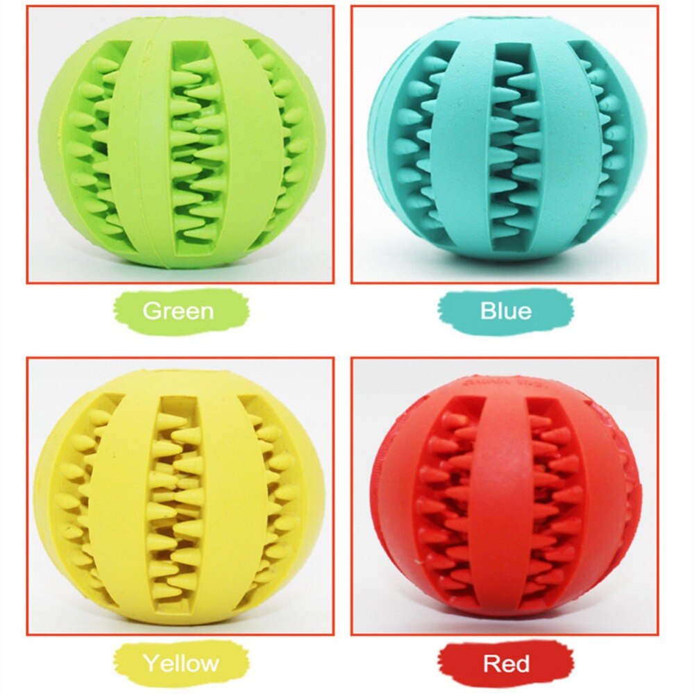 Hond Speelgoed Speelgoed Grappige Interactieve Elasticiteit Bal Hond Kauwen Speelgoed Voor Hond Tand Schoon Bal Van Voedsel Extra -tough Rubberen Bal