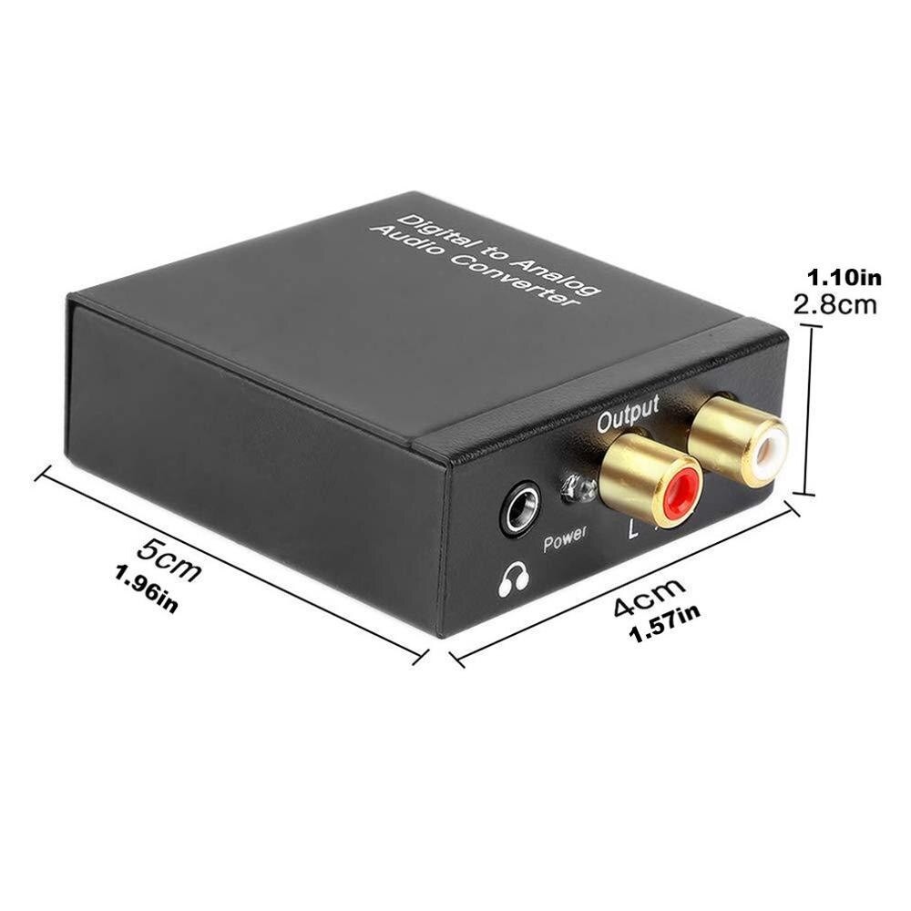 Digital Optical Coaxial Converter Signal To Analog Converter Amplifier Optical Digital Stereo Audio Coaxial Decoder