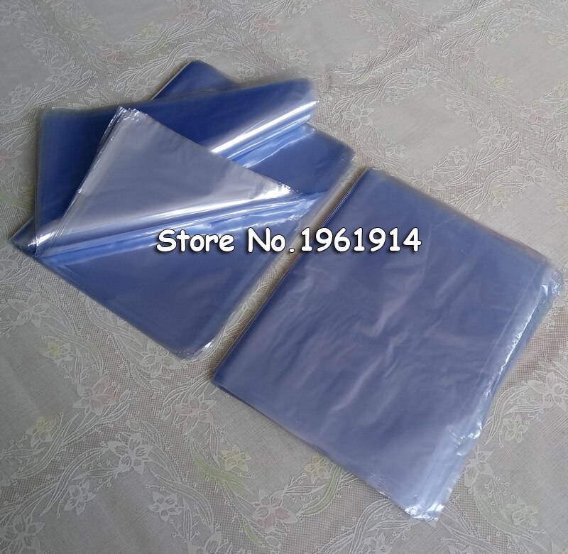 100 szt. 6.7 x 9.8 cale (17 x 25cm)  miękkie przezroczyste torebki termokurczliwe z tworzywa pvc robić formowania metodą rozdmuchową, materiały robić pakowania kosmetyków