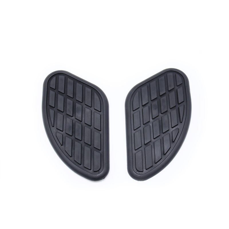 Universal Gray Tank Traction Pad Side Gas Tank Knee Grip Protector Stickers Cruiser Chopper For Honda Yamaha Suzuki Kawasaki