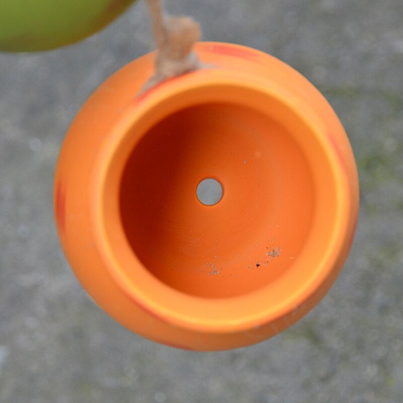 Mini zakka hamp reb kødfuld blomsterpotte keramisk hængende vase væghængende planter blomsterplante bonsai gryder tilbehør til hjemmet