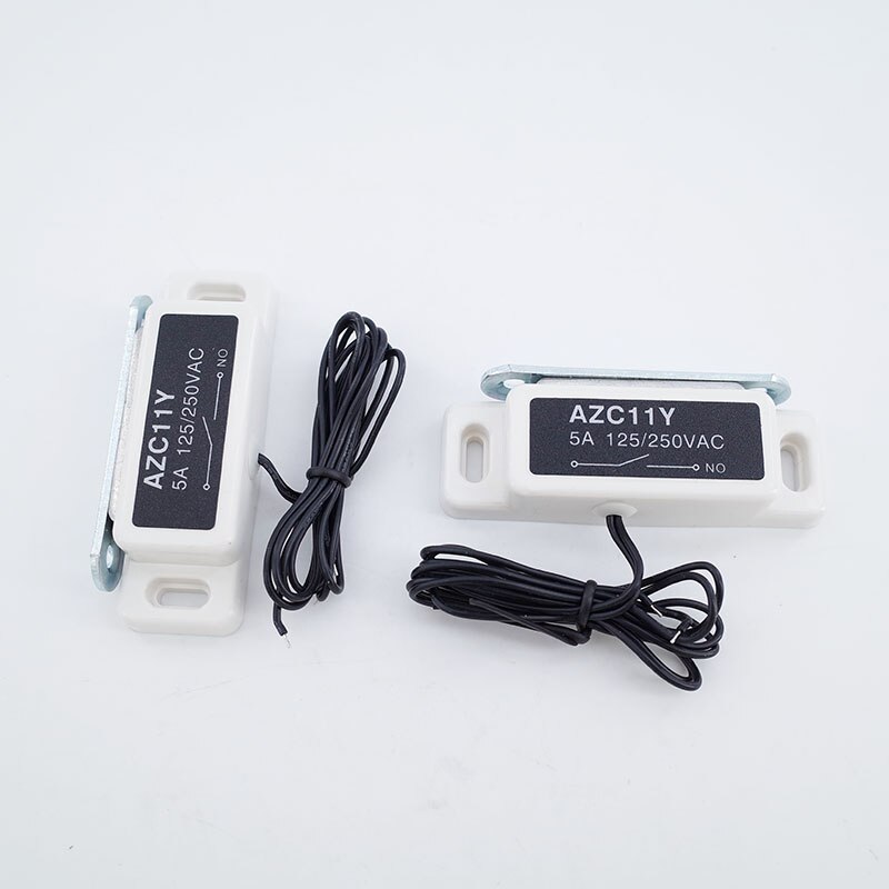 Electric door magnetic switch AZC11Y 125/250VAC magnetic lock switch magnetic induction door safety wired magnetic sensor switch