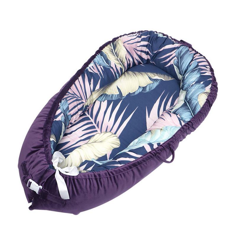 Nueva cuna portátil para bebé, cuna para recién nacido, cuna plegable de viaje para bebé, nido para dormir, cama: C