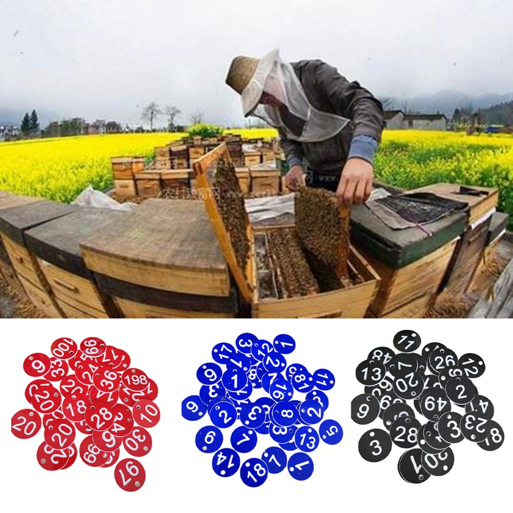 Tafel Nummer Eenvoudige Draagbare Met Opknoping Gat Geïdentificeerd Pubs Tafel Teken Mark Voor Pubs Bijenkorf Tag Restaurant Nummer