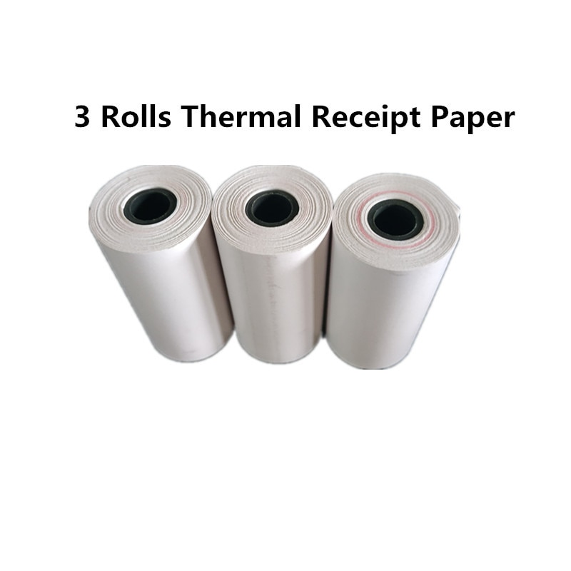Universal Paper 57x30mm Thermal Receipt Paper for All Mini 58mm Inkless Wireless Bluetooth Thermal Receipt Printer Papel Termica