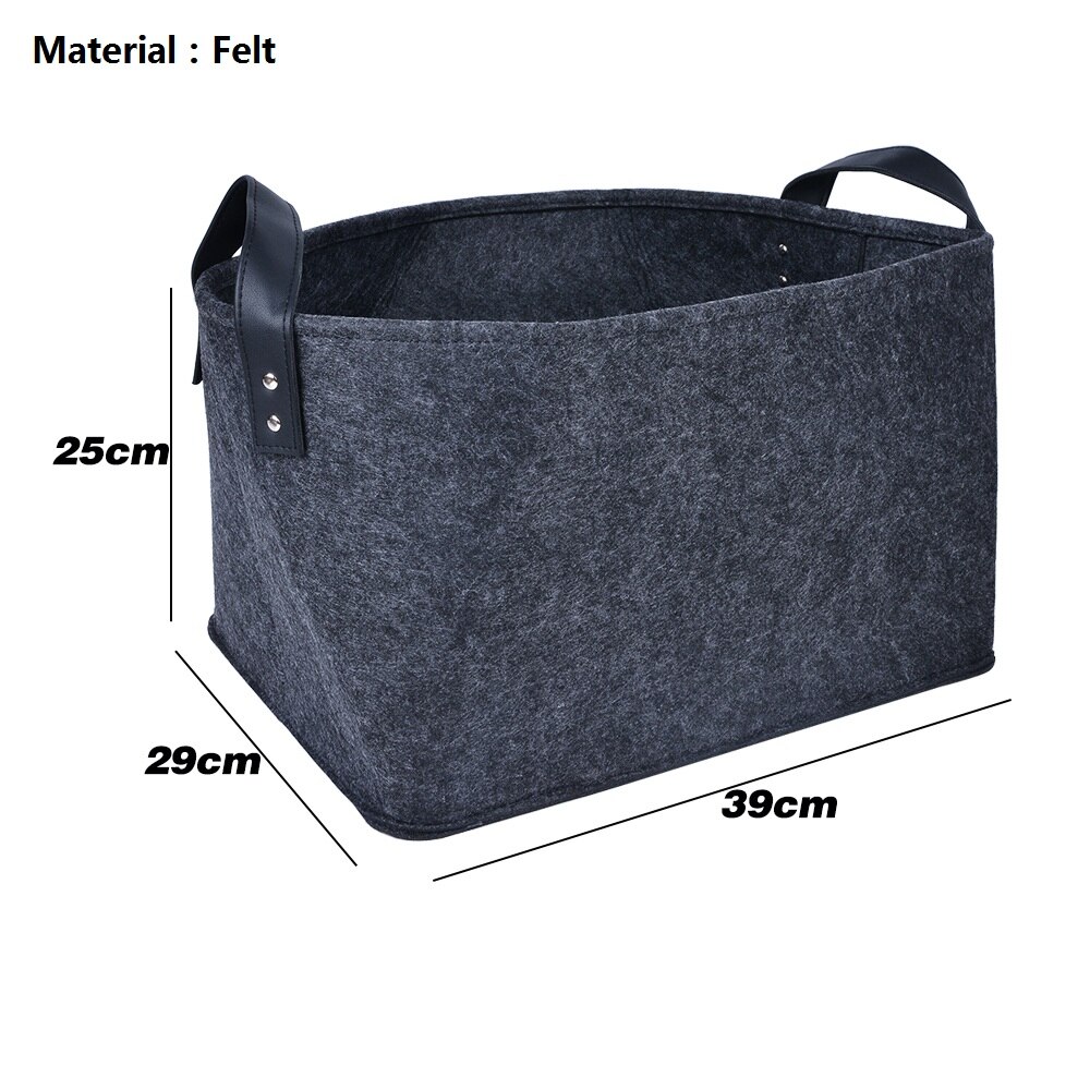Double tissu EVA vêtements sales panier à linge pliable panier à linge avec poignées carré bac de rangement seau pour la maison jouets 1 pièces: C2 L size