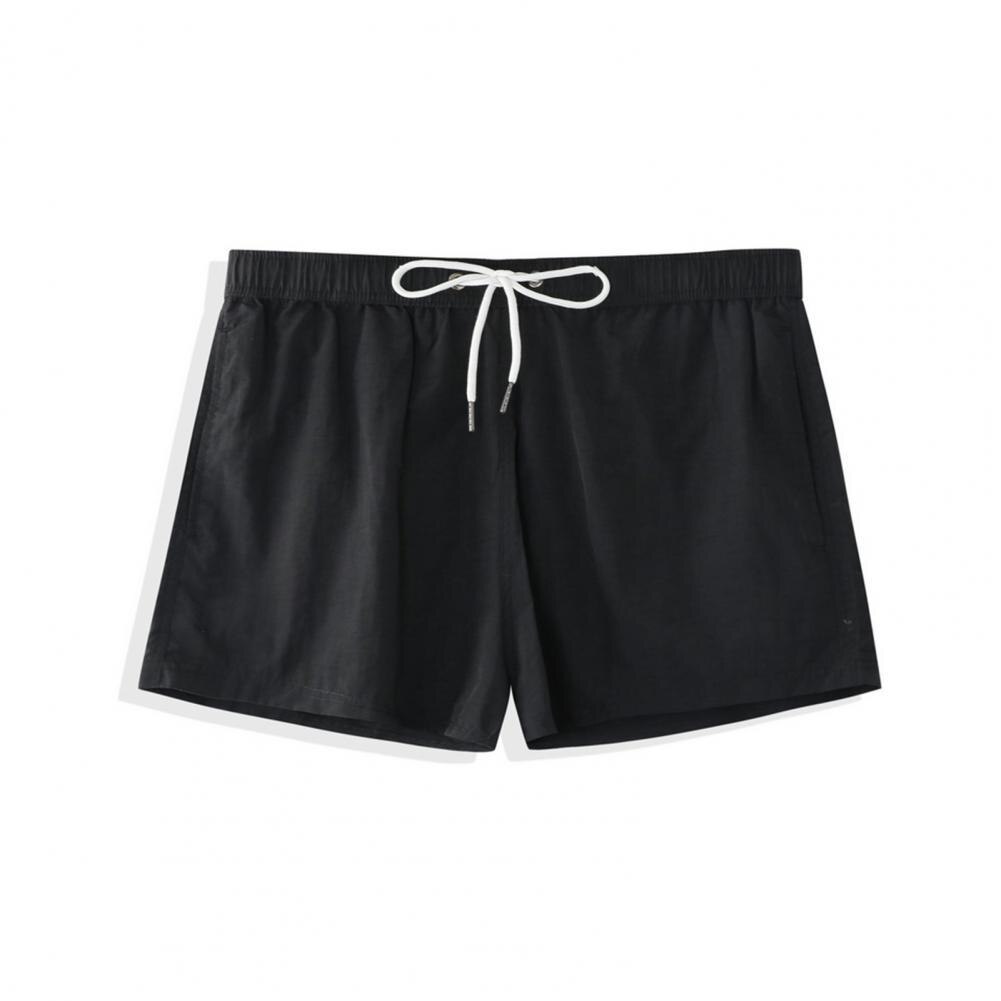 Breathable Swimming Trunks Loose Summer Clothing Male Leisure Fitness Shorts for Water Activity: Black M