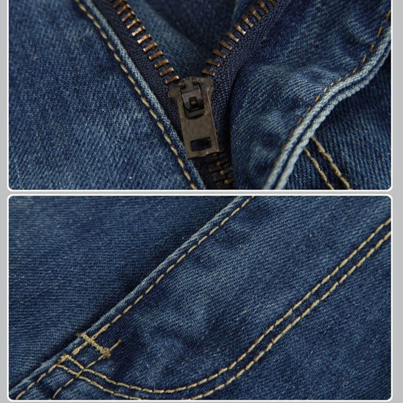 Jeans katoenen heren lange denim broek grote maat 28-42 beschadigd cool casual stretch heren jeans