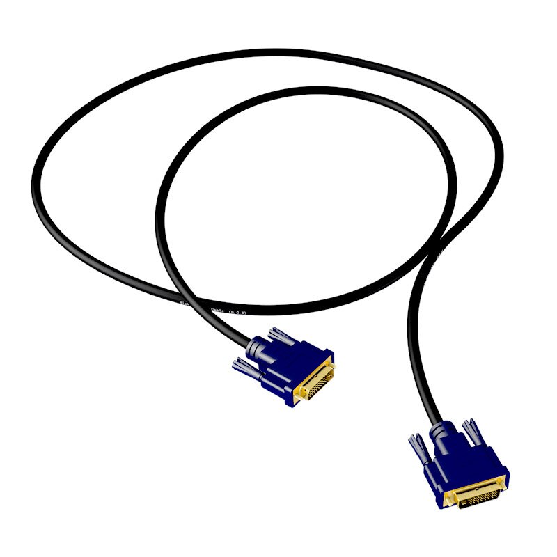 1080P DVI Cable 24+1 DVI-I DVI to DVI Cable Adapter for Projector Laptop TV PC