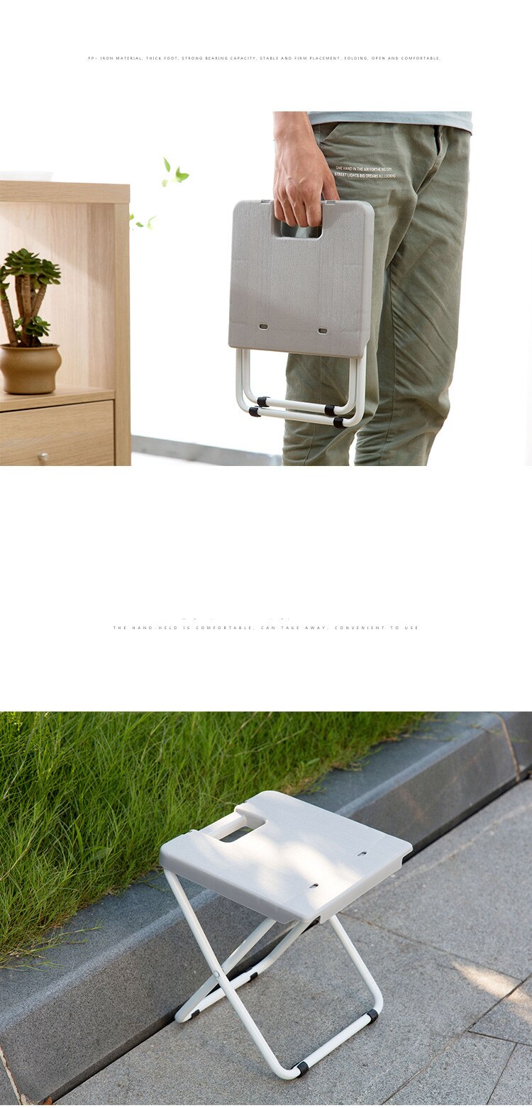 mini sedia pieghevole portatile pesca tutto'aperto campeggio viaggio picnic sgabello sedia adulto plastica piccola sedia casa sedia panca