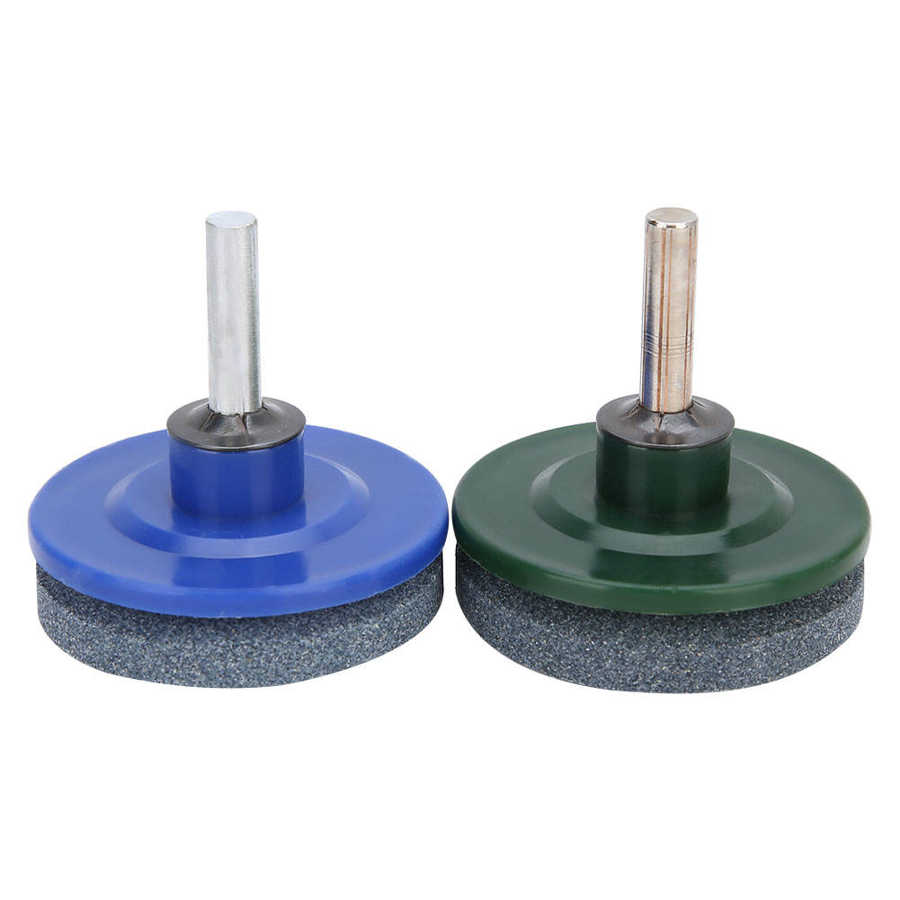 3Pcs Universal Lawn Mower Blade Sharpener Trimmer Blade Sharpener Grinding Sharpening Stone Tool Garden Accessory