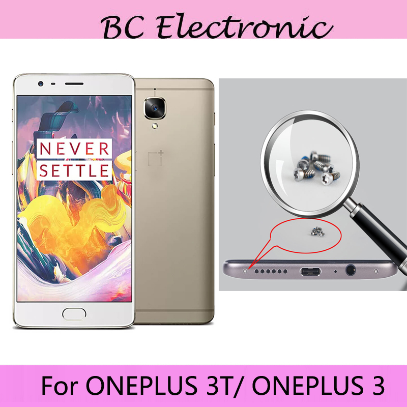 2 stks Voor oneplus 3 t A3010 Buttom Dock Schroeven Behuizing Schroef nail tack Voor oneplus 3 A3000 oneplus 3 T mobiele Telefoons Voor oneplus 3