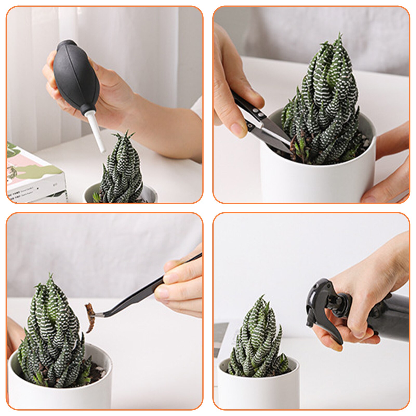 5/8/13pcs Garden Planter Kit Succulent Plants Tools Mini Garden Hand Tools Set Indoor Bonsai Miniature Transplant Seedling Tool