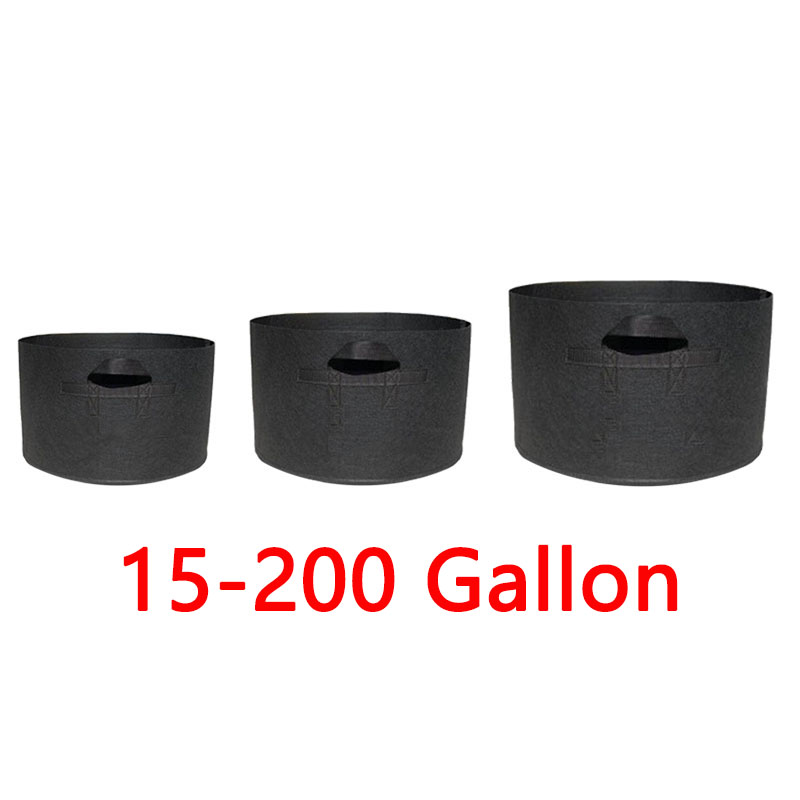15 20 30 100 Gallon Grow Bags Jardin Growing Plant Tree Pots Strawberry Home Garden plants Large Fabric Vegetable