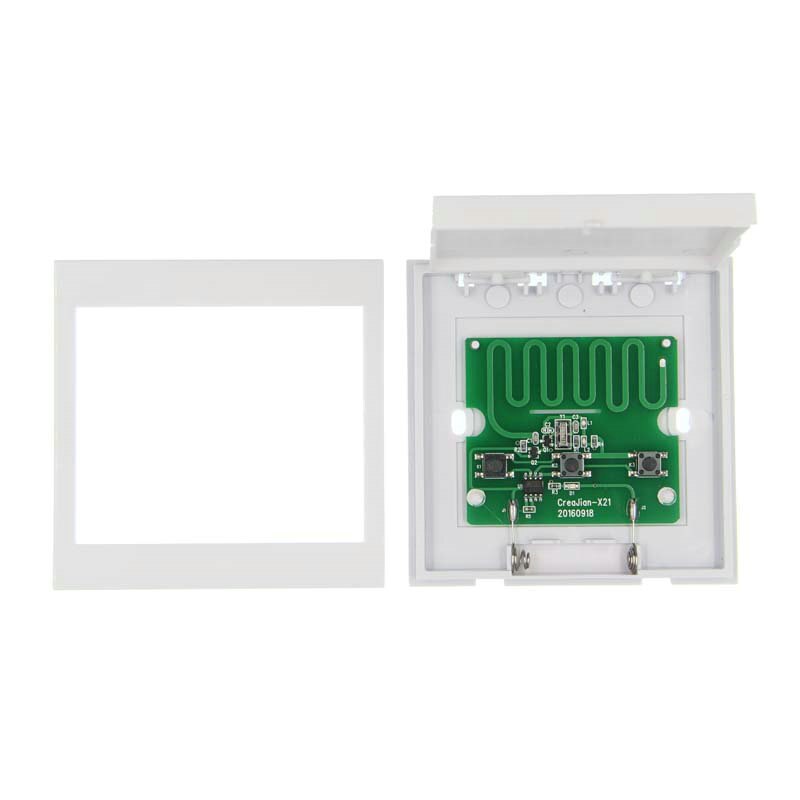 86 Wall Panel Remote Transmitter 1 2 3 Button Sticky RF TX Smart Home Room Hall Living Room Bedroom Wirelss Remote315/433 ev1527