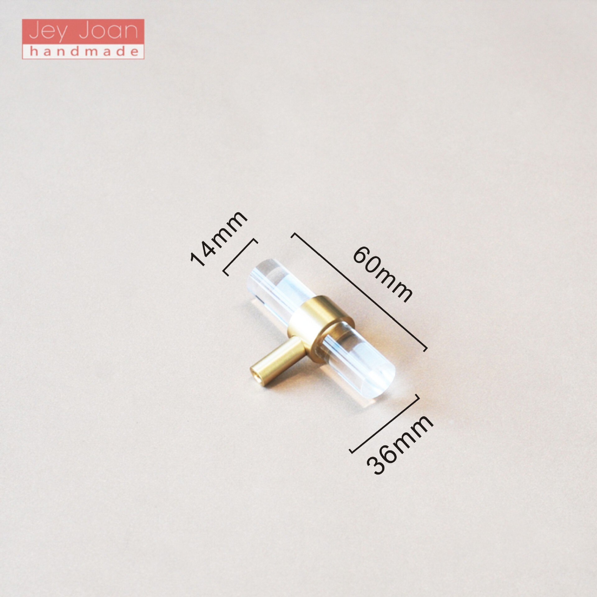 Acrylic Door Handle Transparent Acrylic Cabinet Handle and Knobs Gold Drawer Chest Furniture Luxury Handle Bathroom Kitchen Pull: Acrylic Single 60mm