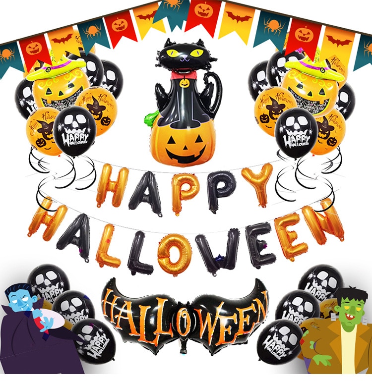 12 inch ronde ballon verjaardagsfeestdecoratie halloween ballon