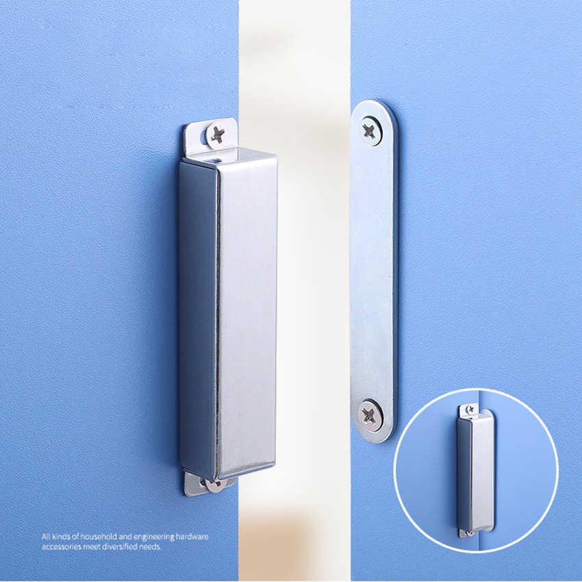 95mm Large Magnetic Door Catch, Stainless Steel Cabinet Magnet Closet Catches for Cupboard Furniture Door Close 40KG Suction