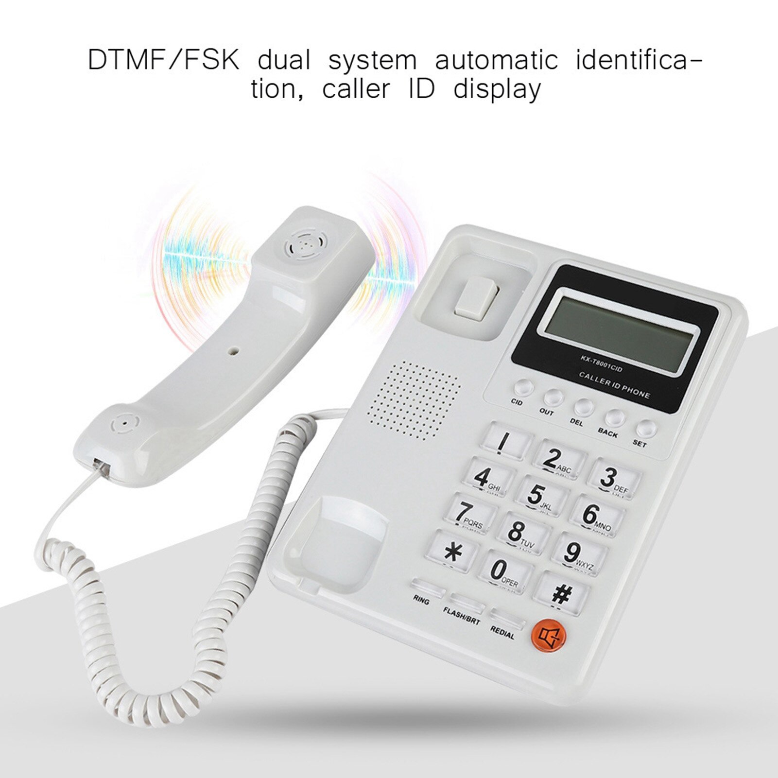 Home Hotel Wired Corded Desktop Telephone Office Landline Telephone
