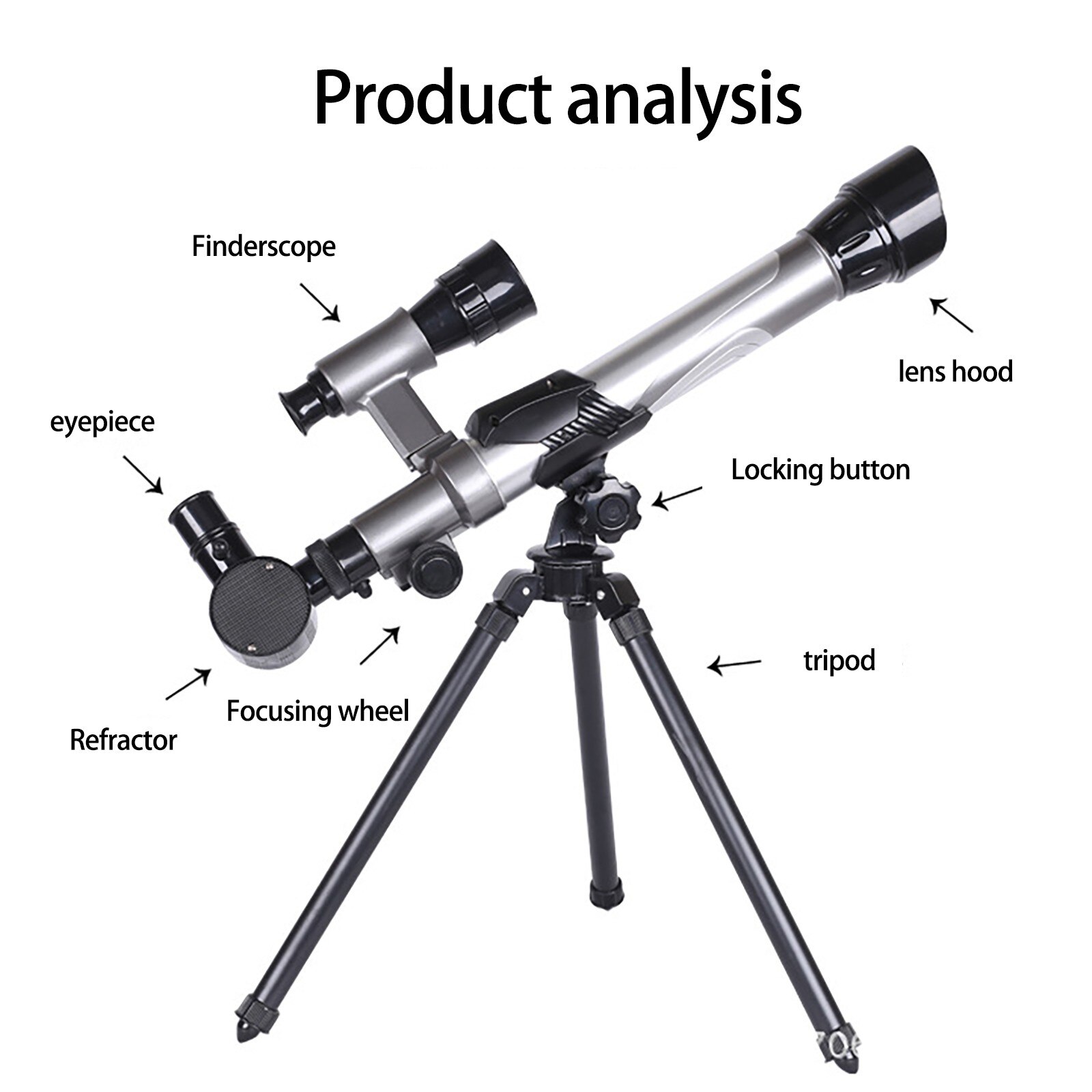 Kinderen Wetenschap Onderwijs Astronomische Telescoop Speelgoed High-Powered Monoculaire Professionele Telescoop Astronomische Monoculaire