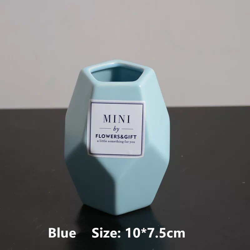 Escova de maquiagem cerâmica frasco de armazenamento rosa cerâmica garrafa de armazenamento organizador de armazenamento de cosméticos caneta titular desktop recipiente de cerâmica: Style 5