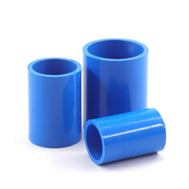 2pcs I.D 20~90mm PVC Straight Connector PVC Pipe Connector Fittings Fish Tank Water Supply Tube 2 Way Joint PVC Quick Connector