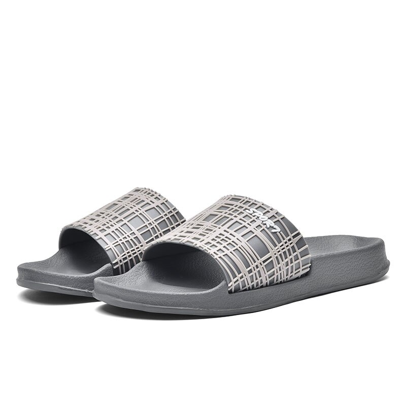 Orna-Zapatillas de playa para hombre, calzado antideslizante informal, para exteriores,: Gray / 7