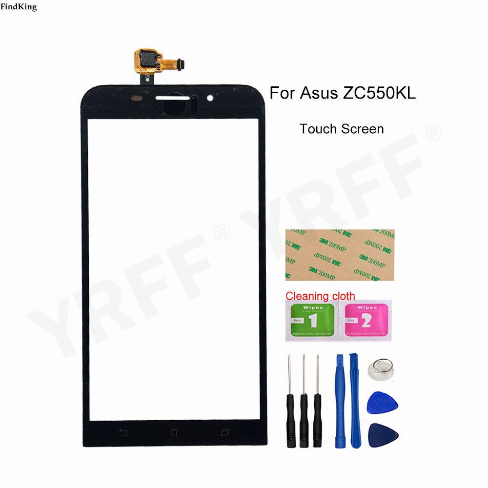 5.5&quot; Touch Screen For Asus ZenFone Max ZC550KL Touch Screen Digitizer Sensor Outer Glass Lens Panel Replacement: Black With Tools