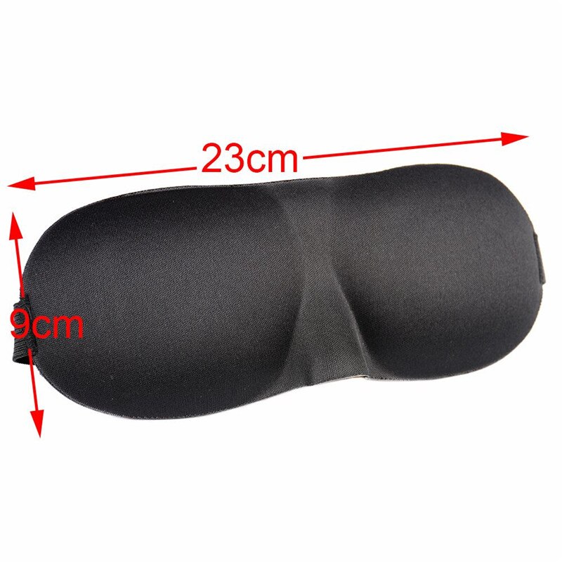 1Pcs 3D Maschera di Sonno di Sonno Naturale Maschera per Gli Occhi Eyeshade Copertura Ombra Occhio di Patch Donne Degli Uomini Molli Portatile Blindfold di sonno di Corsa accessori