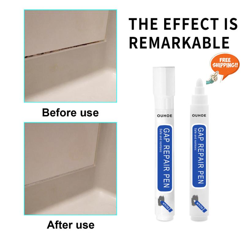 Tegel Marker Repair Muur Pen Wit Grout Marker Reukloos Niet Giftig Voor Tegels Vloer En Band Geschikt Auto Schilderen mark Pen