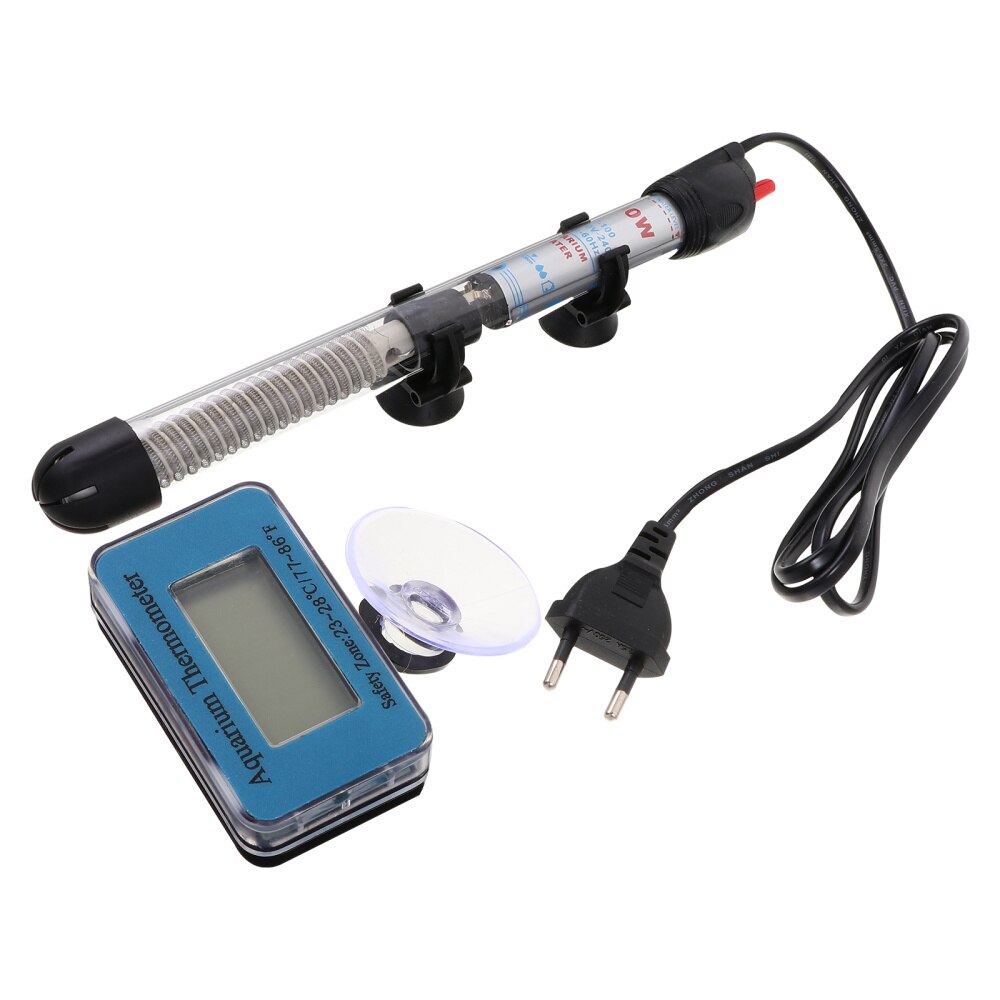 2 PCS/Set Fish Tank Heating Rod with 50W Aquarium Heater Plug