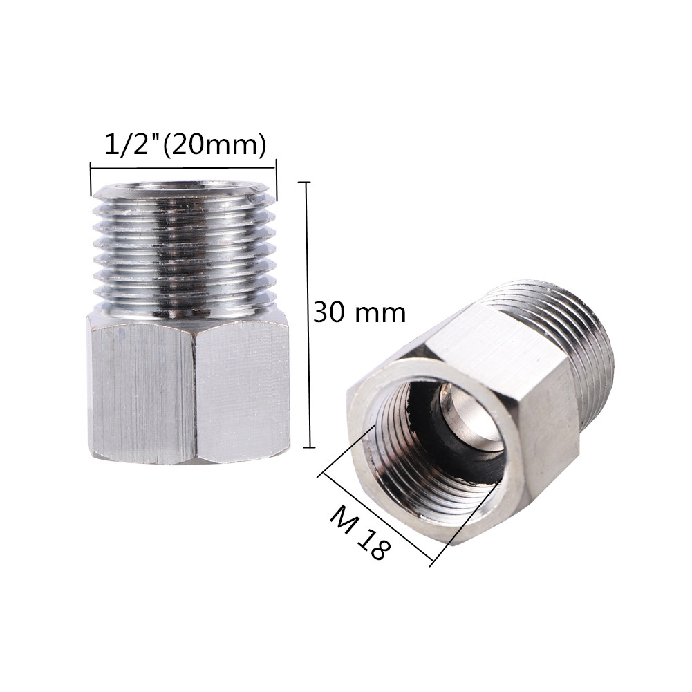 SRLWMYI Verloopstuk 3/4 inch met 1/2 inch binnendraad met chromen