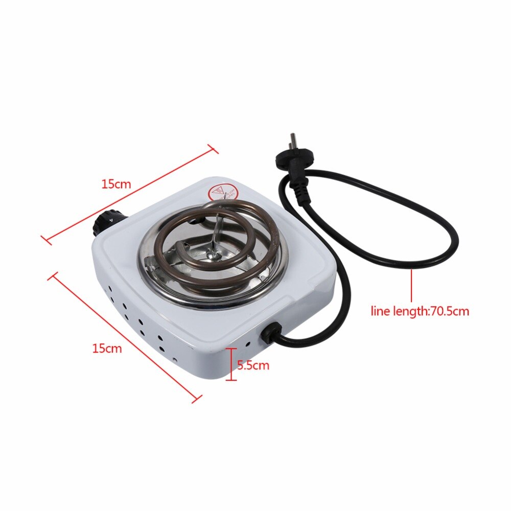 Estufa eléctrica de cocina de 220V y 500 W, calentador de café multifunción para oficina, quemador de hierro, estufa de cocina para el hogar, placa , enchufe europeo