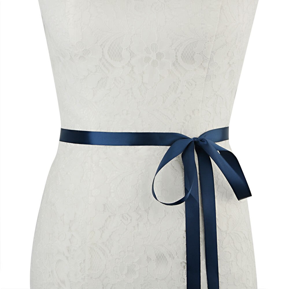 Birdal Sash Wedding Belt for bride Bridal sash Gold belt dress Accessories Bride Waistband Wedding Sashes Bridal Belts: navy blue