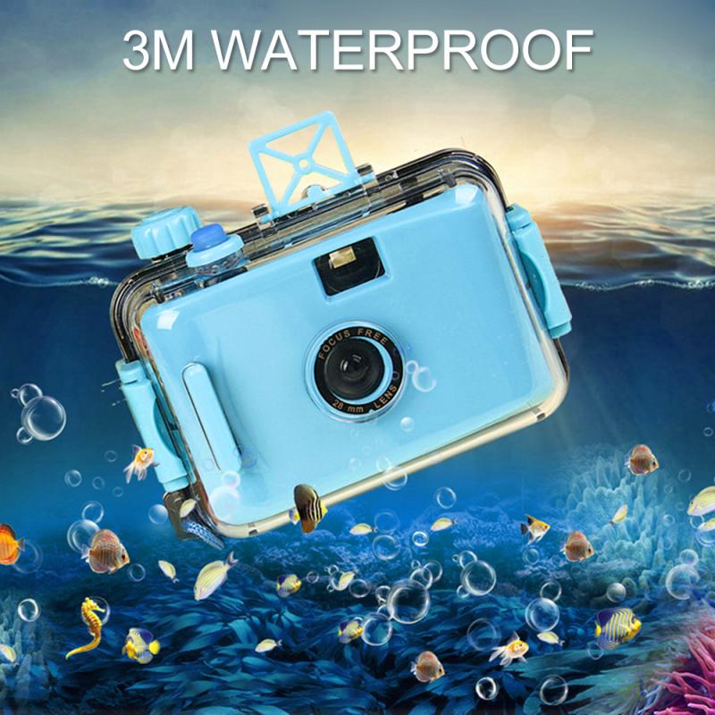 Leuke Draagbare Kinderen Camera Niet-Wegwerp Camera Handig Waterdicht En Schokbestendig Film Lomo Camera