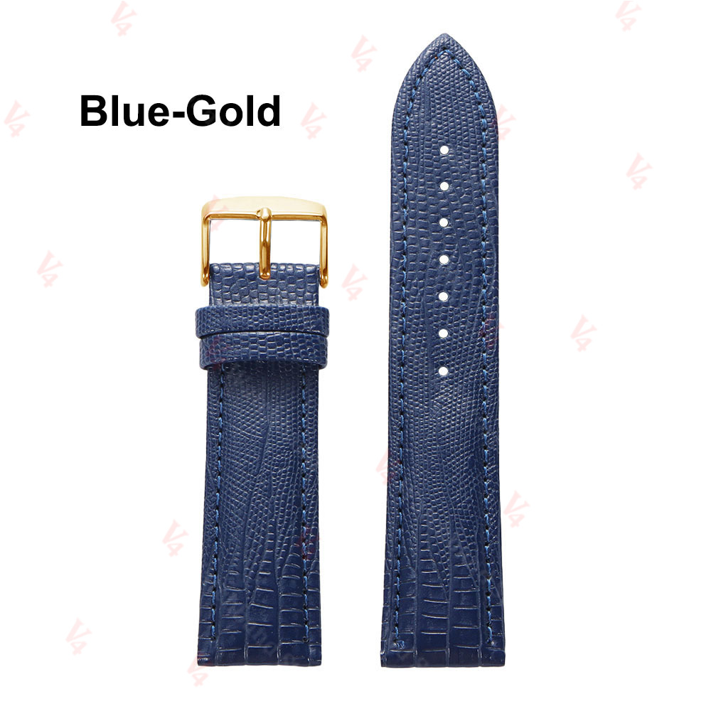 Universal Replacement Composite Material Strap Leather Watchband for Smartwatch Men Women 18mm 20mm 22mm Watch Band Accessories: Blue White / 20mm