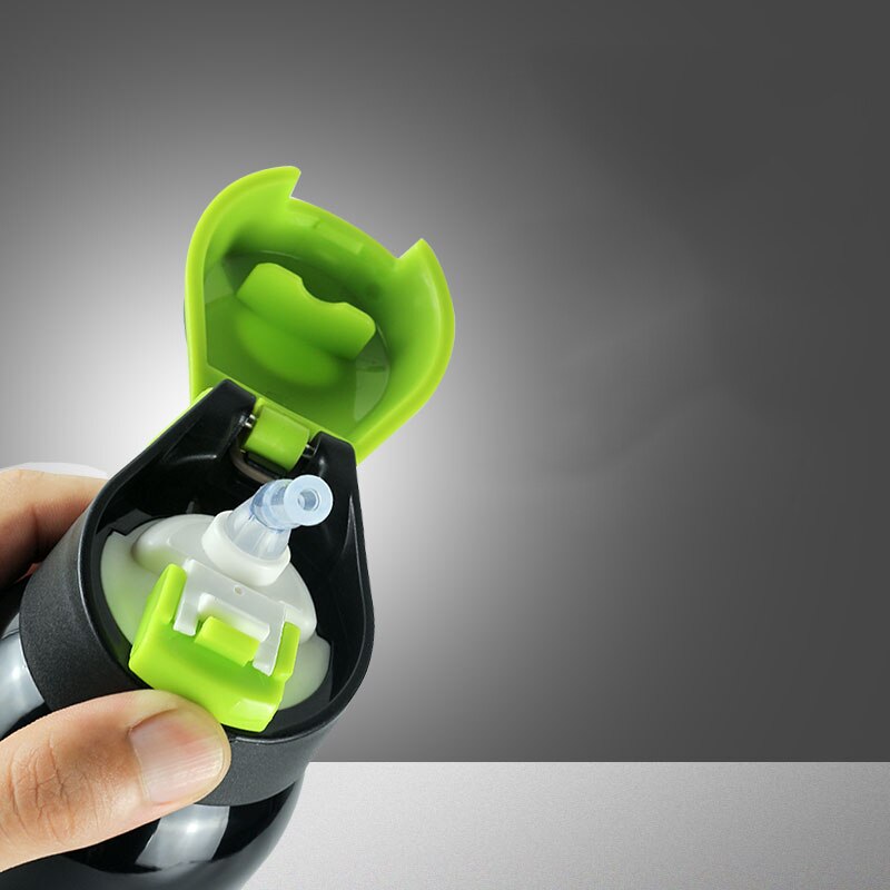 500Ml Fiets Water Bottle Outdoor Sport Hardlopen Mountain Fietsen Warm-houden Fiets Waterkoker Drinken Fles Roestvrij Stalen Kop